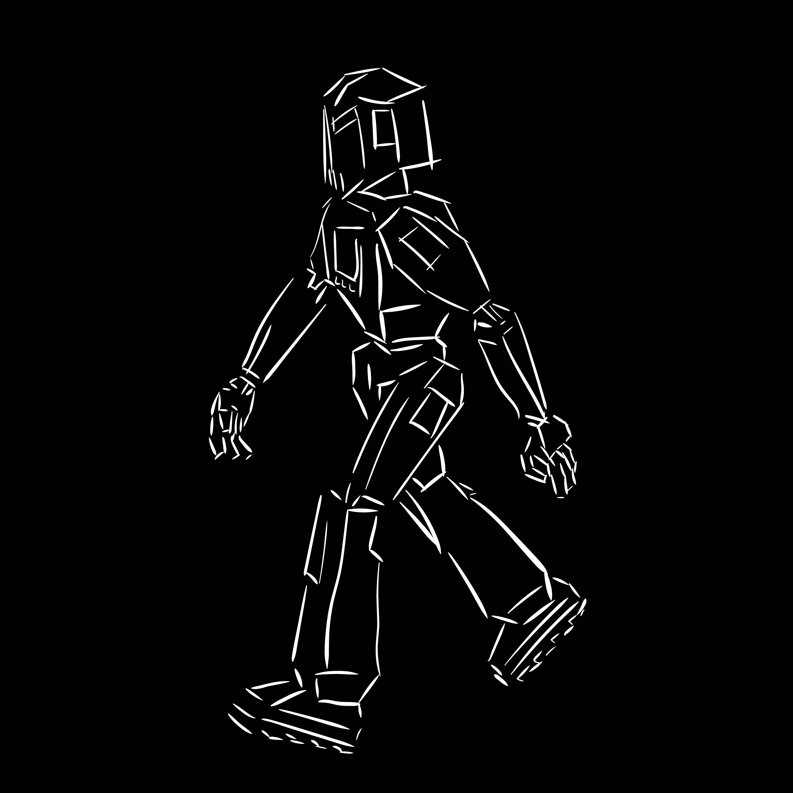 Robot arm illustration